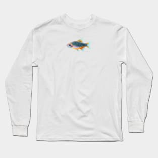 Celestial Pearl Danio Fish Long Sleeve T-Shirt